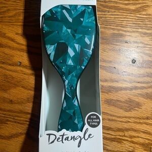 Teal Detangle Hair Brush